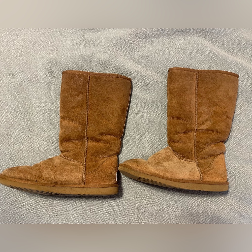 Tall tan UGG boots